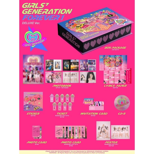 💖*CÓ-SẴN kèm POSTER* ẢNH SNSD FOREVER 1 GIRLS GENERATION