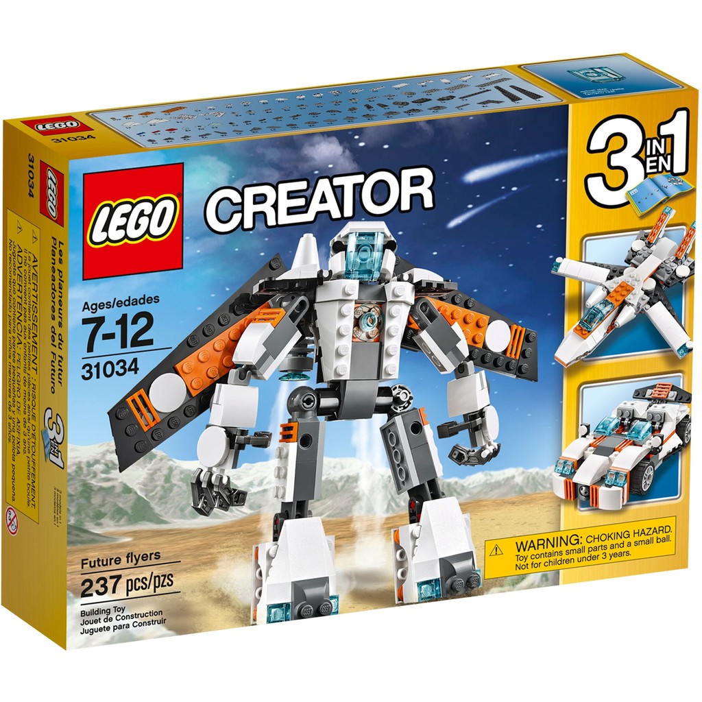 31034 LEGO Creator 3in1 Future Flyer - Đồ chơi LEGO ROBOT 3 trong 1