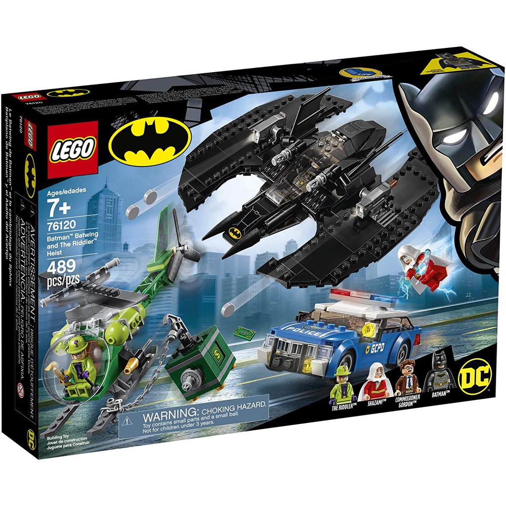 LEGO DC Batman: Siêu phi cơ Batwing truy đuổi Riddler mã sp 76120