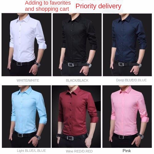 Áo Sơ Mi Tay Dài Lót Nhung Dáng Ôm Thời Trang Công Sở Lịch Lãm Cho Nam