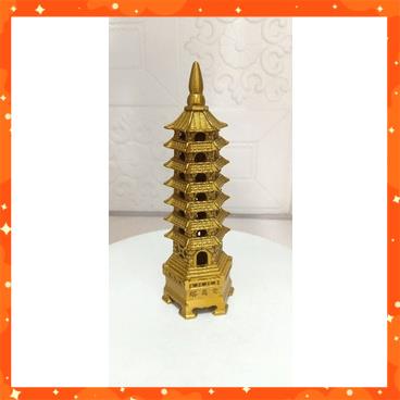 THÁP BÚT VĂN SƯƠNG BẰNG ĐỒNG 7 tầng, 9 tầng cao 17 - 20 cm[