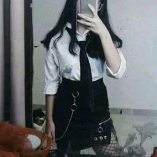 Set váy chain kèm sơ mi