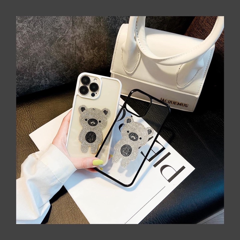 CASE GẤU ĐÍNH ĐÁ