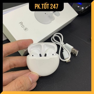 Tai Nghe Bluetooth Không Dây Pro 6  - Có Míc - Cảm Biến - Định Vị - Đổi Tên - Chính Hãng HD DESIGN