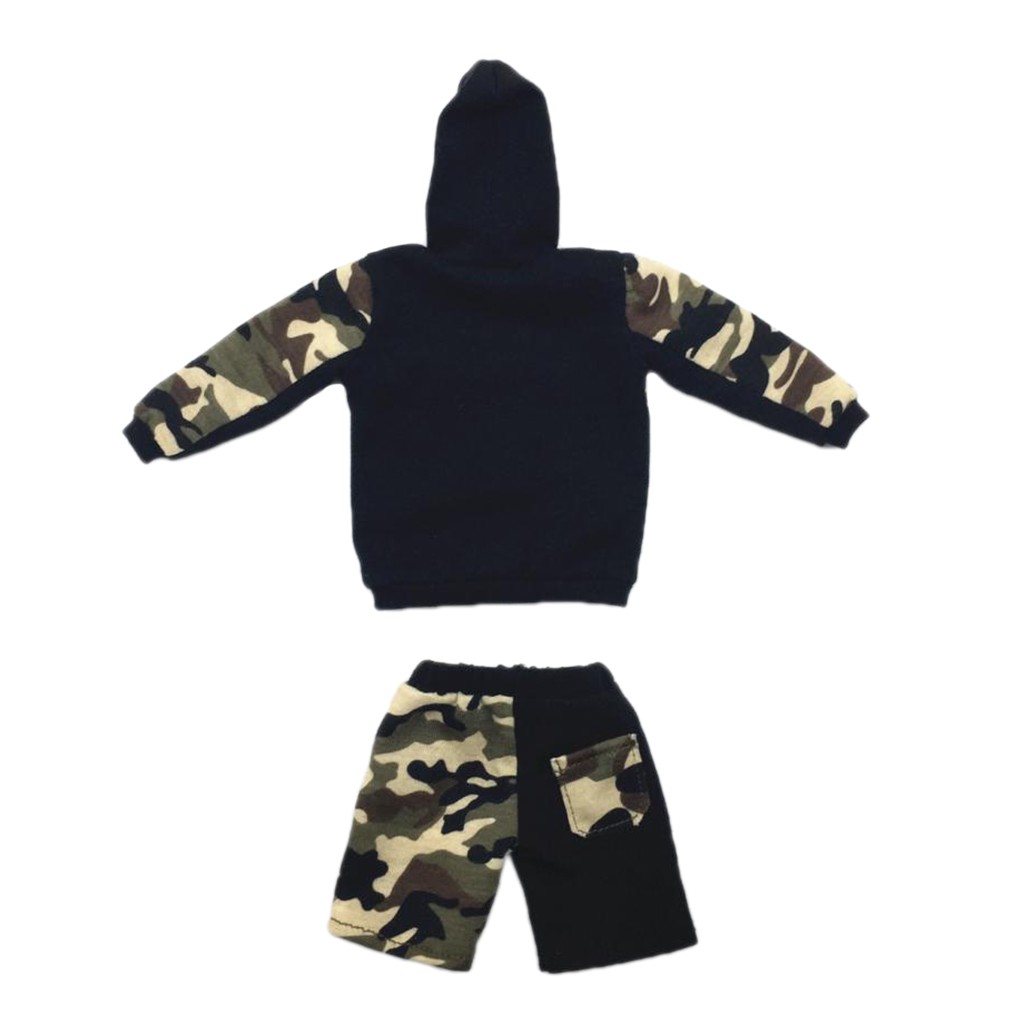 Set áo hoodie và quần dài tỷ lệ 1 / 6 dành cho mô hình nhân vật đồ chơi 12 ' '