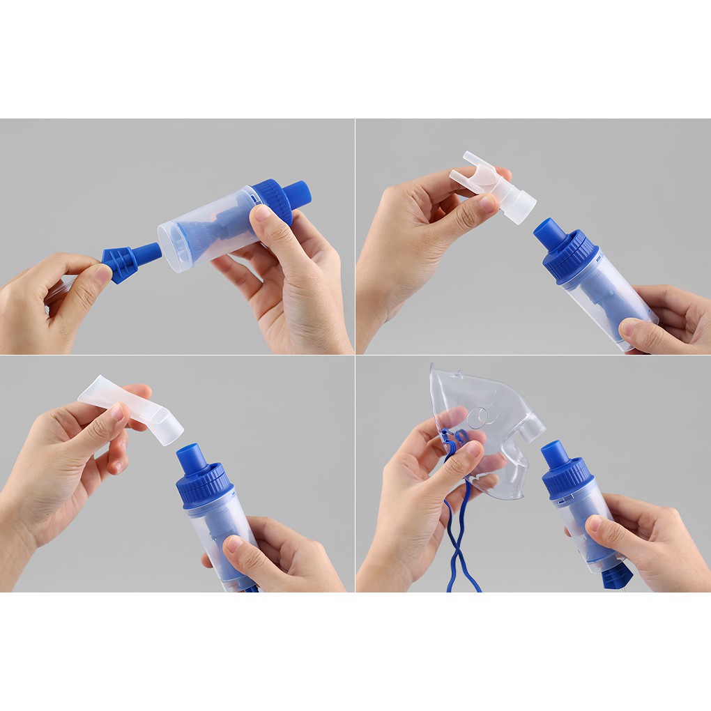 Bộ phụ kiện máy xông mũi họng BIOHEALTH NEBPRO NEBEASY điều chỉnh tốc độ xông, Máy khác cùng đầu cắm dùng được