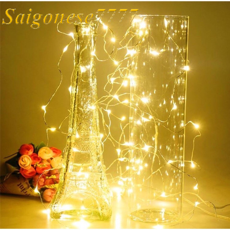 Đèn Led Xài Cổng Sạc USB Dây Đèn Đom Đóm Fairy Light Không Chớp Decor Trang Trí Tiệc Cắm Trại Đẹp