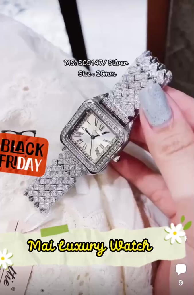 [Chính hãng] Đồng hồ thời trang nữ Scottie cao cấp quai đá thời trang cực xinh, chống nước Mai Luxury Watch SC 0216 | BigBuy360 - bigbuy360.vn