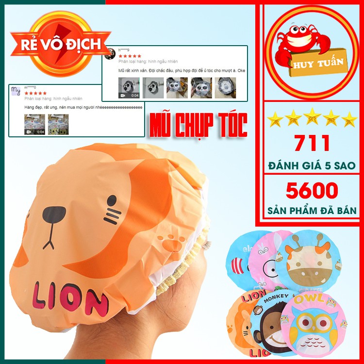 Mũ trùm tóc - Mũ trùm đầu - Mũ chụp tóc trong nhà tắm (MCT01)