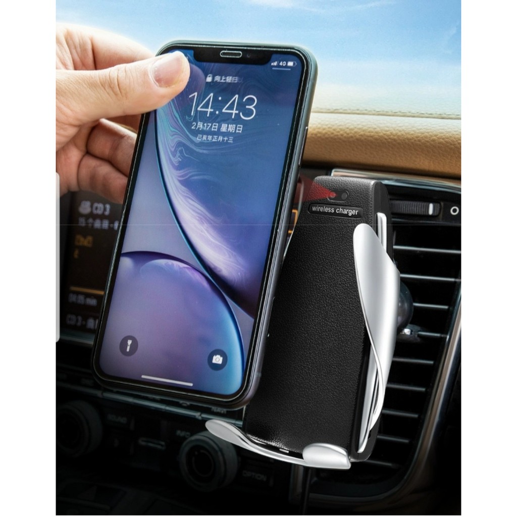 Sạc điện thoại cảm biến không dây trên xe ô tô