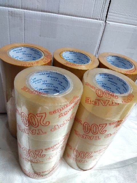 Combo 5 cây băng keo 200y(1 cây 6 cuộn,1.8kg/cây) giá tốt nhất thị trường