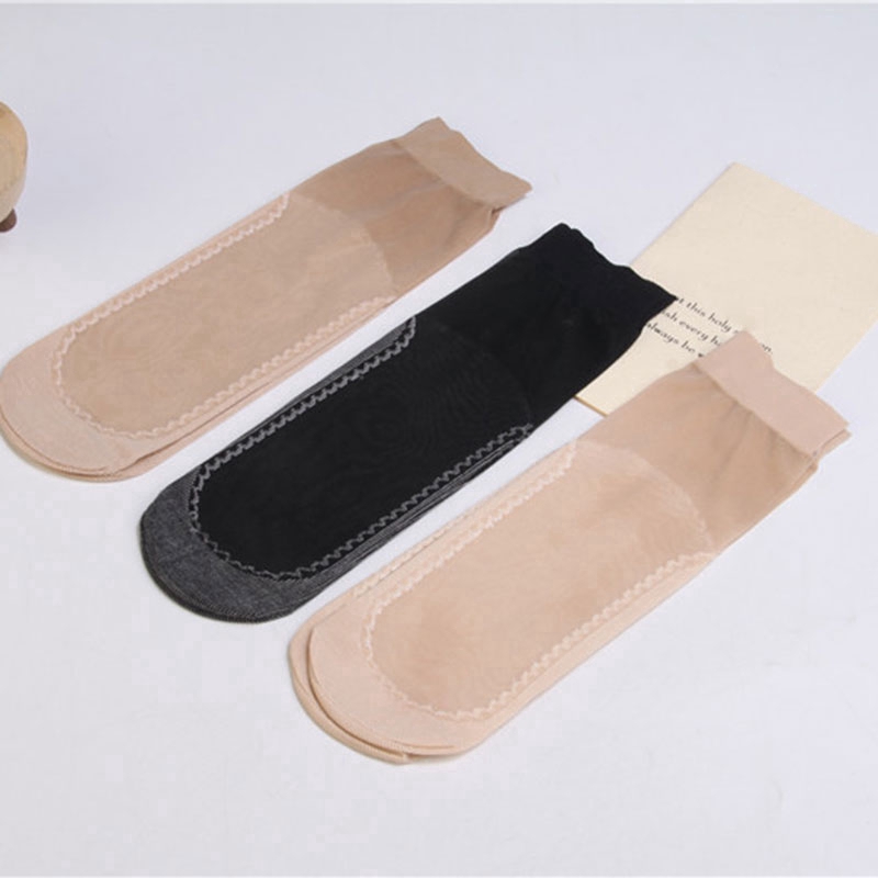 Vớ Trong Suốt Thoáng Khí Chống Trượt Cho Nữ
