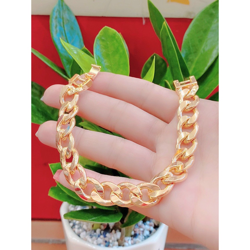 Lắc Tay Nam Nữ Mạ Vàng 18K Mẫu 05.150822 - Đi Chơi, Dự Tiệc Rất Ngầu - Bao Đổi Tra Trong Vòng 07 Ngày