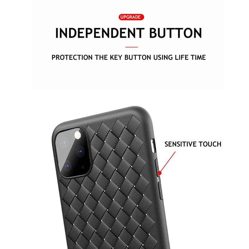 Radiating weave case iphone 6 6s 7 8 Plus Se2020  X XR XS 11 Pro Max 11 Heat Dissipation Silicone anti-fall Soft case