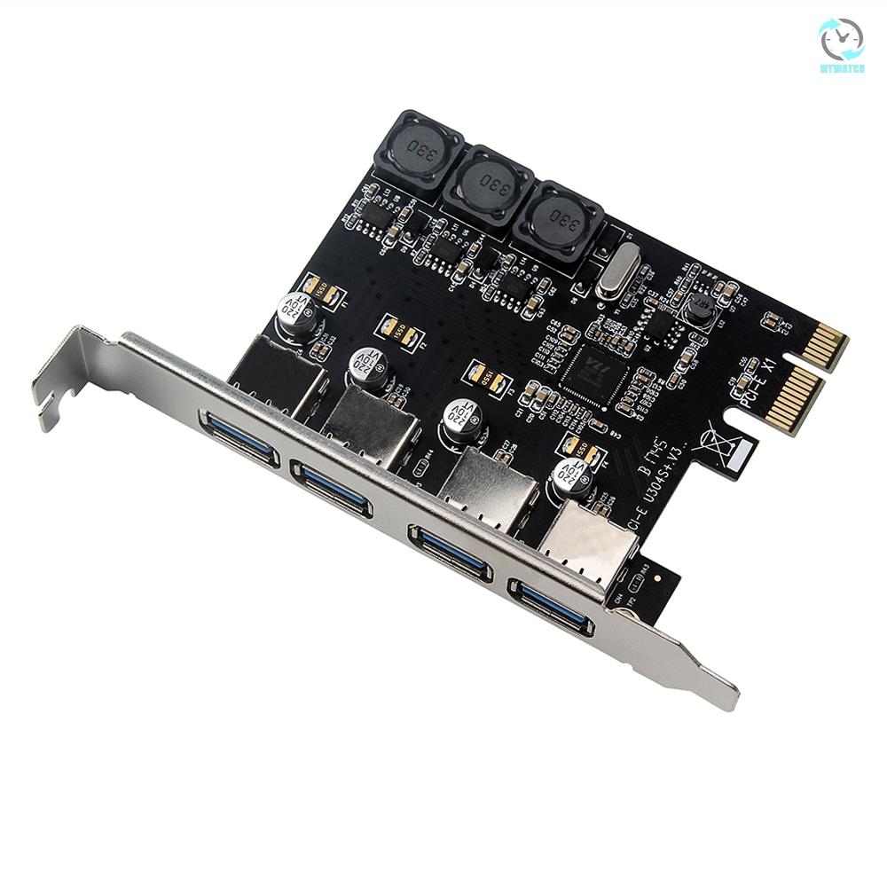 Card Mở Rộng Usb 3.0 5gbps Pci-E 6a Cho Máy Tính