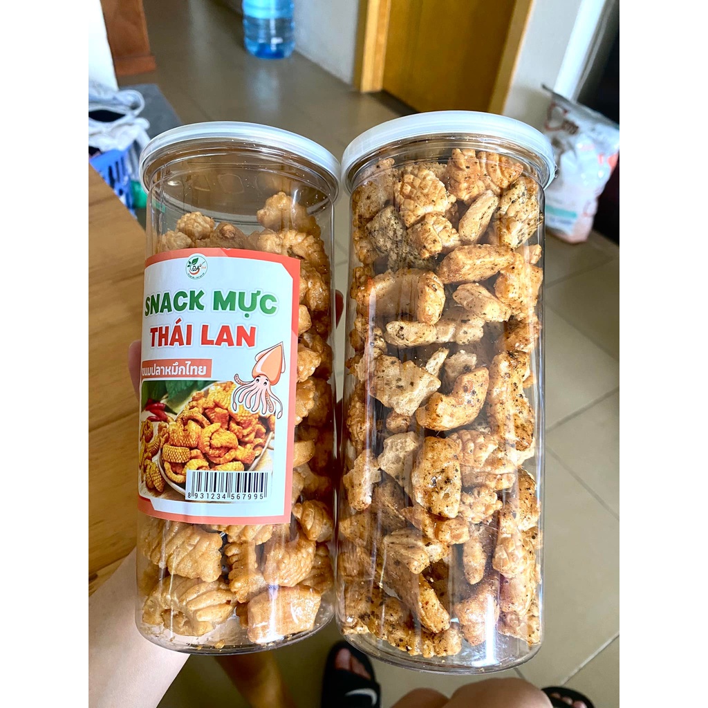 Bim bim mực thái lan hũ 200g thơm, giòn, siêu ngon