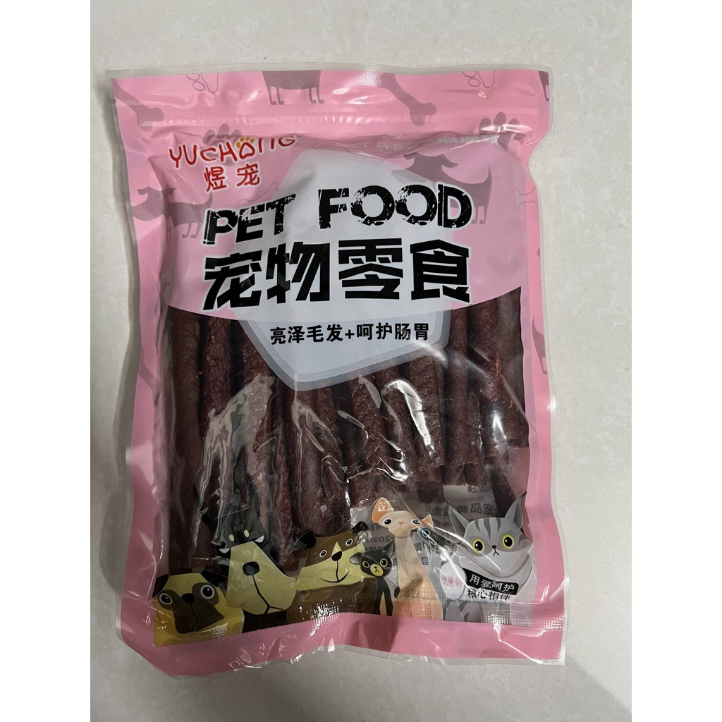 Bánh thưởng cho chó dạng que bò gặm túi 500gr