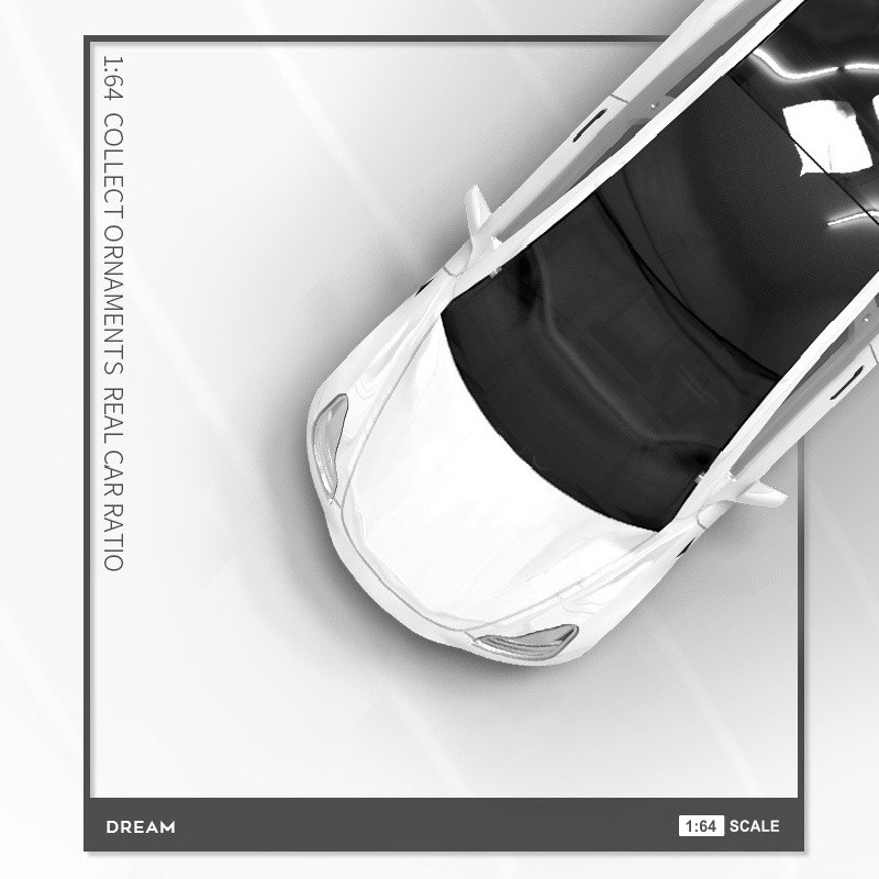 Mô Hình Xe Hơi tesla roadster/ model 3 Tỉ Lệ 1:64