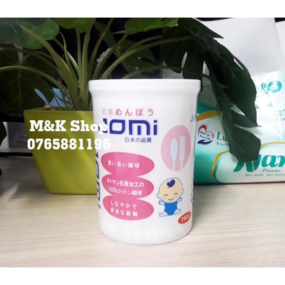 Tăm bông kháng khuẩn Jomi Nhật Bản