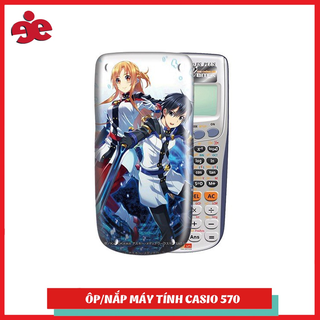 Ốp máy tính Casio/Nắp máy tính Casio nhân vật hoạt hình Sword Art Online 032