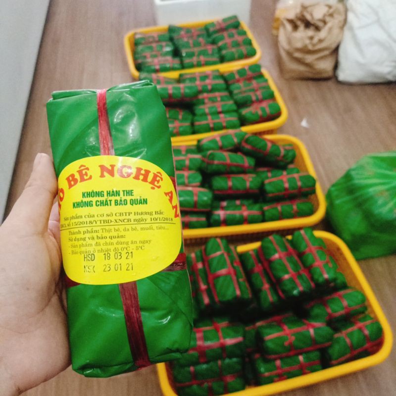 Combo 0.5kg Giò Bê, 0.5 bánh canh khô, 0.5 bánh ram Hà Tĩnh