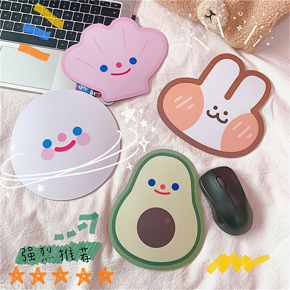 Tấm lót chuột, Bàn di chuột, Mousepad, Dễ thương cute phô mai que (20x20x0.3cm)