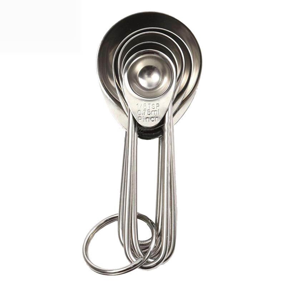 Set muỗng đo lường thực phẩm gia vị bằng thép không gỉ tiện dụng