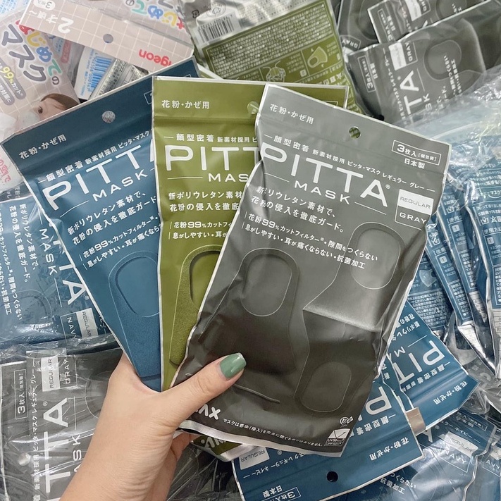 Khẩu Trang Pitta Mask Nhật Bản - HÀNG PICK STORE TÚI 3 CHIẾC
