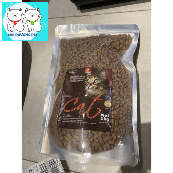 Thức ăn Cat Eyes cho mèo gói 1kg vị cá hồi