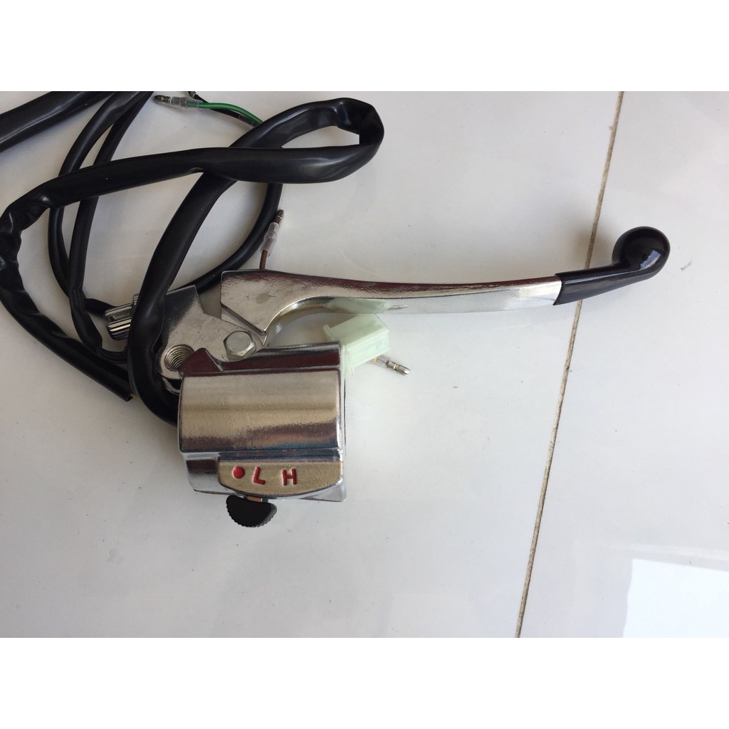 Cùm đèn honda 67 - có đề và nút pha cos