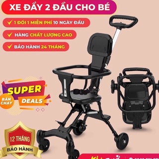 Xe đẩy gấp gọn, xe đẩy 2 chiều cho bé