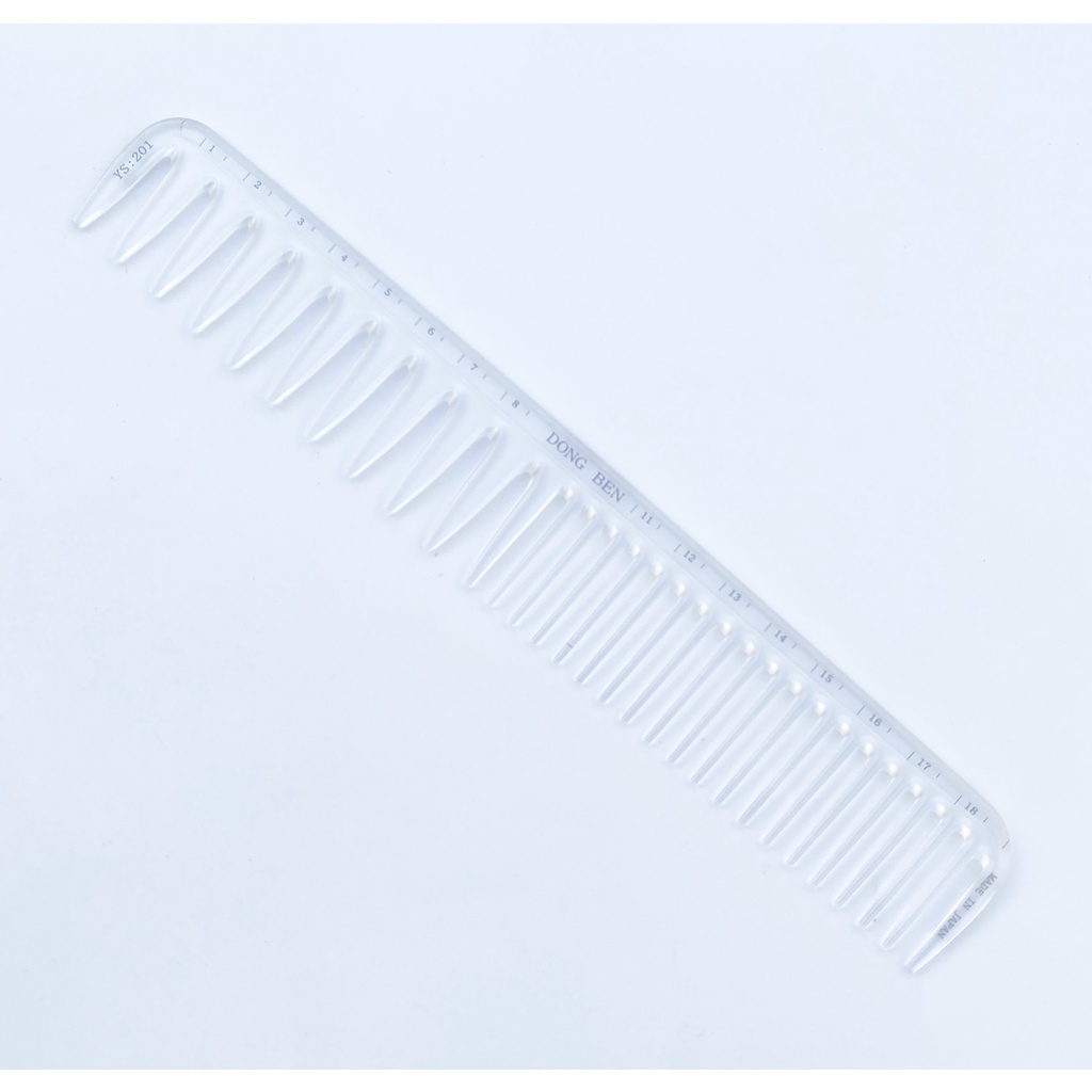 Lược cắt tóc nam Dongben trong suốt Made in Japan