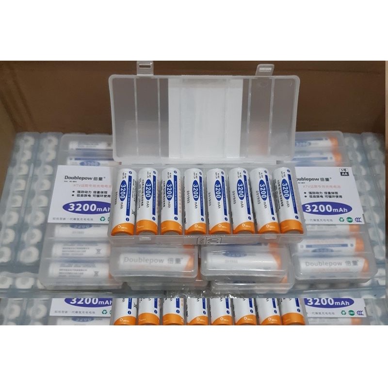 Pin Sạc AA 3200mah dung lượng cao hàng chính hãng Doublepow