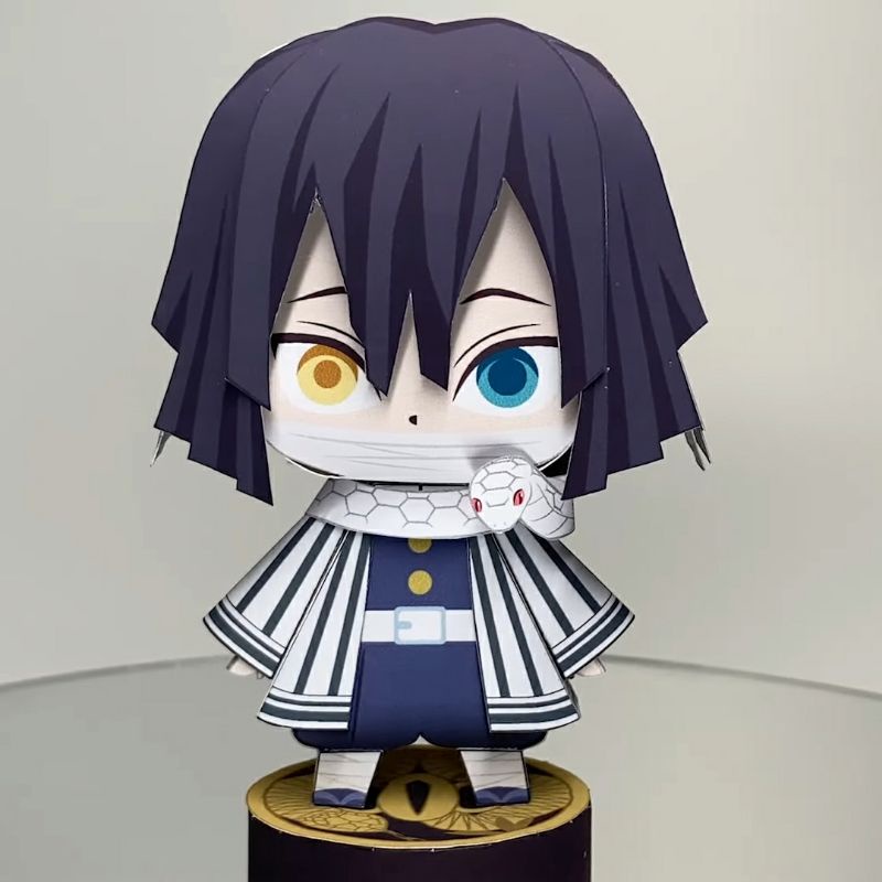Mô hình giấy anime Xà Trụ Iguro Obanai ver.2