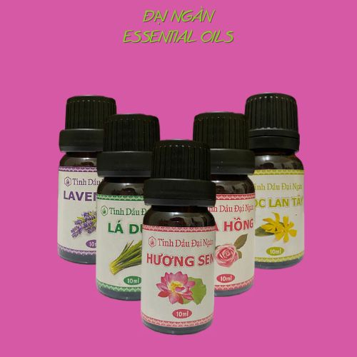 Tinh dầu xông phòng nguyên chất sả chanh hoa sen hoa ly khử mùi hiệu quả 10ml