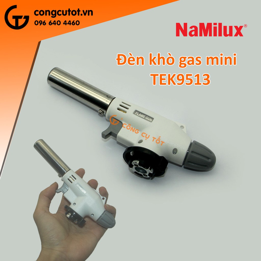 Đèn khò gas mini Protek  màu trắng