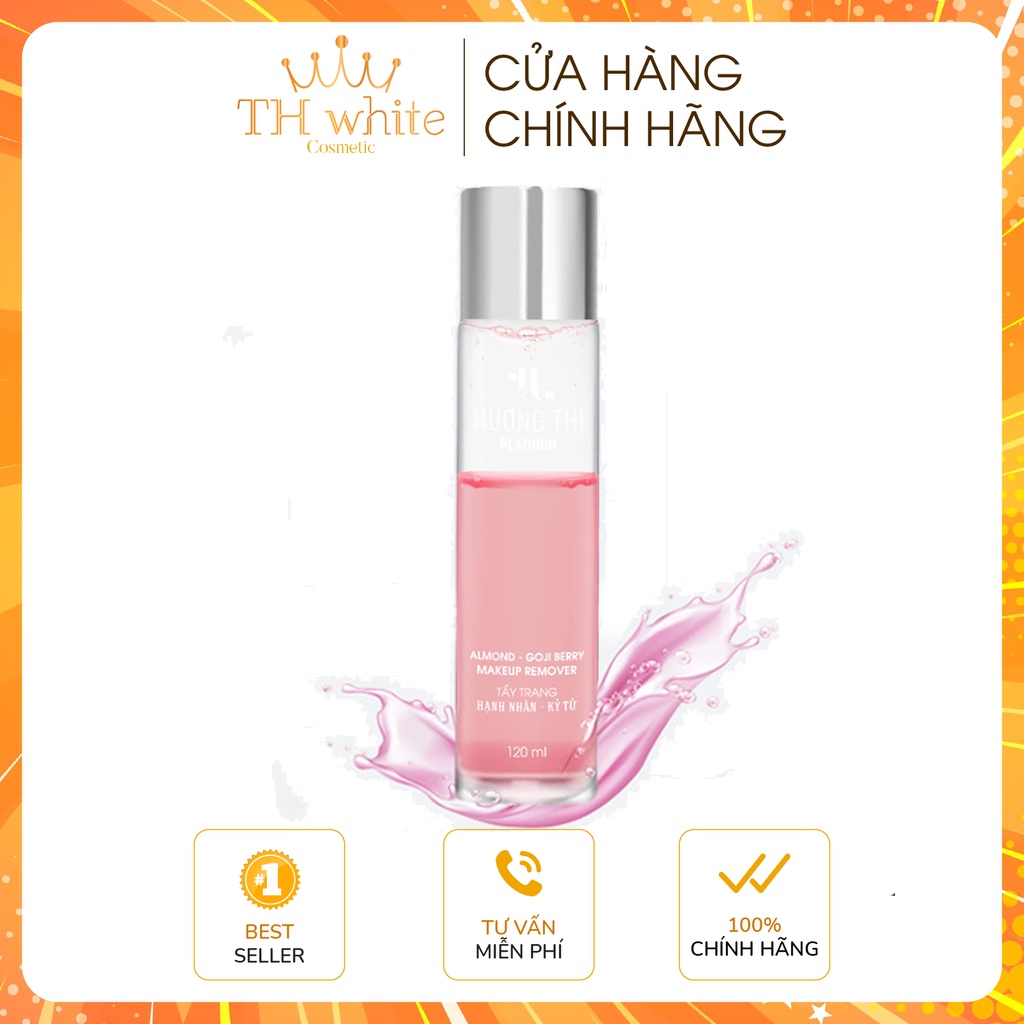 Nước Tẩy Trang Hương Thị 2 Lớp Tinh Chất Hạnh Nhân - Kỷ Tử, Dành Cho Da Khô, Da Dầu Mụn, Da Nhạy Cảm