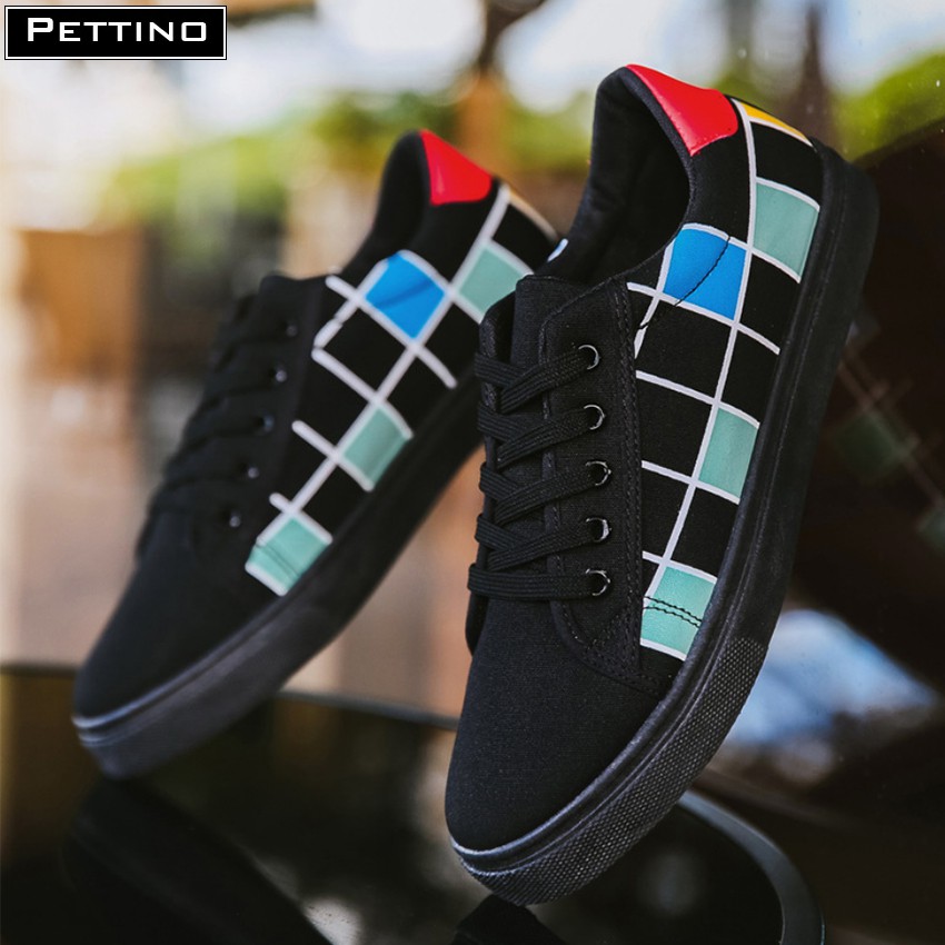Giày Sneakers Nam Kẻ Caro PETTINO SSGV05 | BigBuy360 - bigbuy360.vn