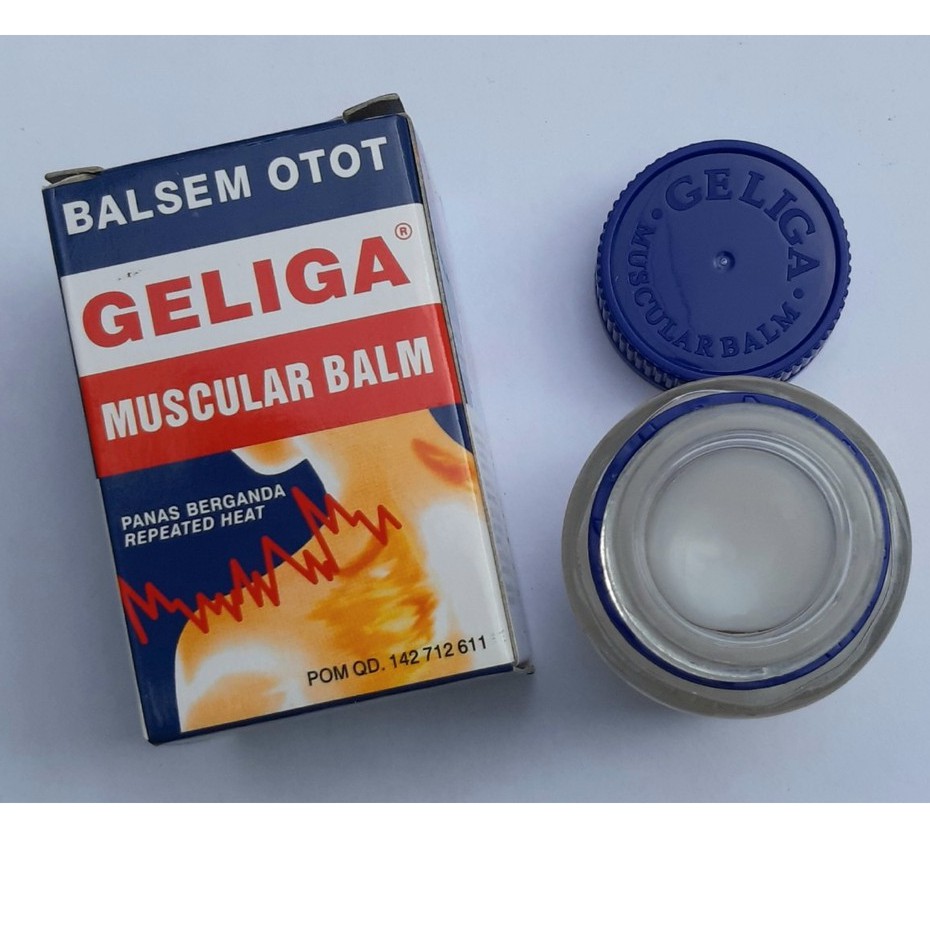 [chuần] Dầu cù là nóng như lửa xoa bóp Geliga muscular balm Indonesia 40g