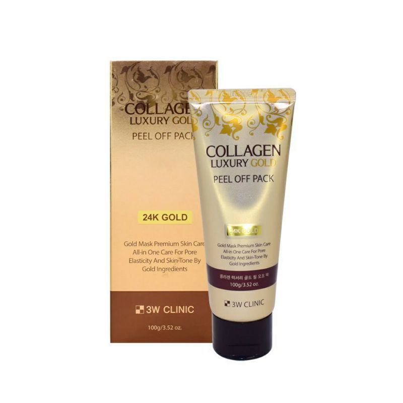 [ Chính Hãng ] Mặt Nạ Vàng 3W Clinic Collagen Luxury Gold Peel Off Pack 24k Gold Hàn Quốc