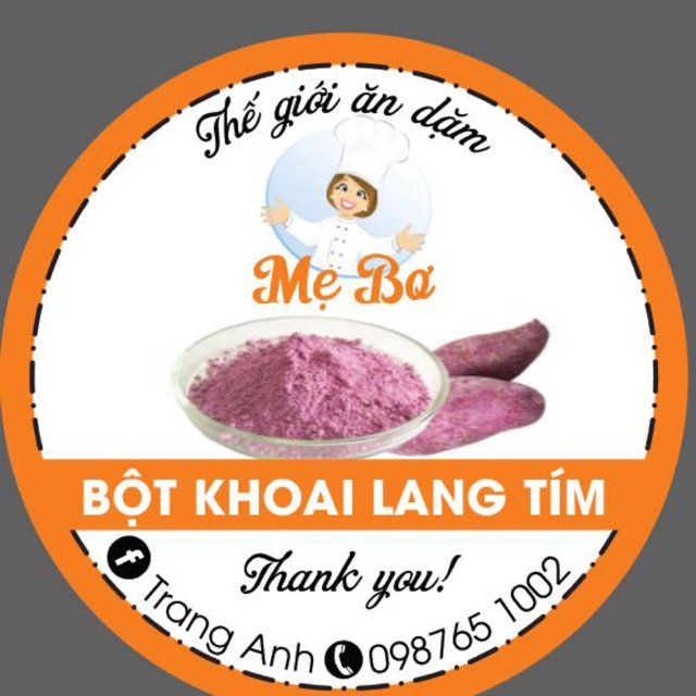 Bột rau củ ăn dặm cho bé