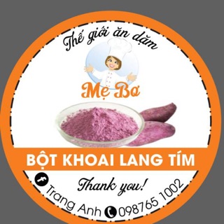 Bột rau củ ăn dặm cho bé