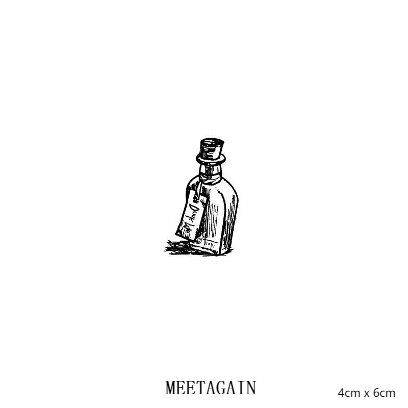 Hình xăm dán tạm thời chống nước 4cm x 6cm 15 ngày S-027