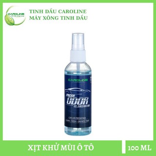 Xịt khử mùi, diệt khuẩn nội thất xe hơi Caroline - 100ml