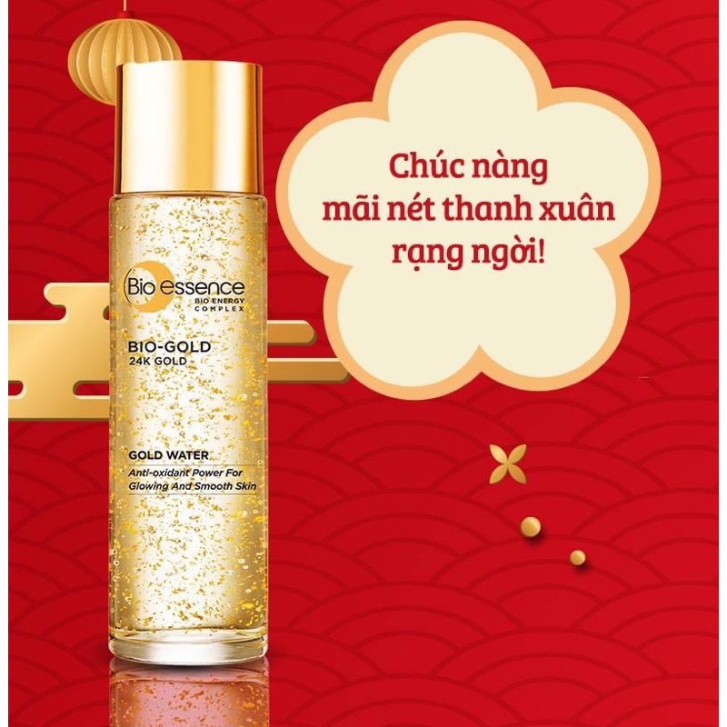Nước Dưỡng Ngăn Ngừa Dấu Hiệu Lão Hóa Chiết Xuất Vàng Sinh Học 24K Bio-Gold Bio-Essence
