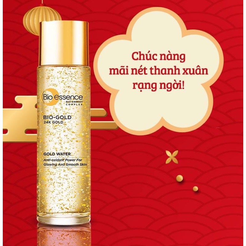 Nước Dưỡng Ngăn Ngừa Dấu Hiệu Lão Hóa Chiết Xuất Vàng Sinh Học 24K Bio-Gold Bio-Essence (150ml)