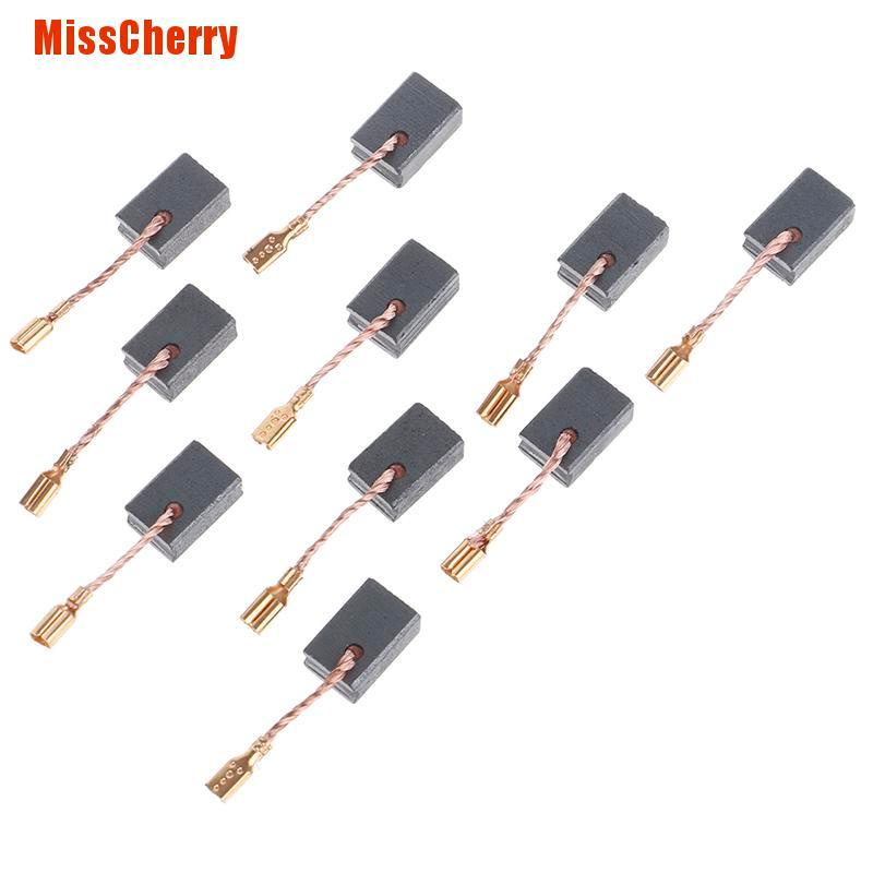 Bộ 10 Chổi Than Chì Đồng 6x8.5x13.5mm Chuyên Dụng Cho Góc