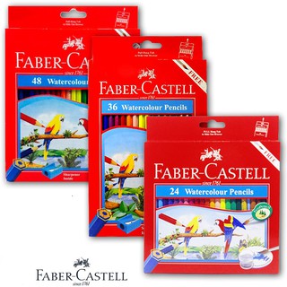 🆘 SALE GIÁ VỐN🆘 -Bút Chì Màu Nước Parrot 12/24/36/48 Màu Dài - Chính hãng Faber-Castell