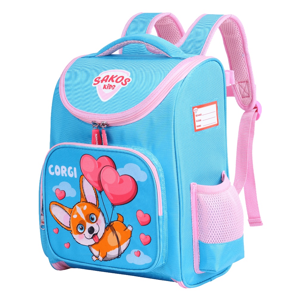 Balo Học Sinh Thời Trang SAKOS KID DIVERTI - Họa Tiết Dễ Thương, Siêu Nhẹ, Chống Gù, Bảo Vệ Đôi Vai Và Cột Sống Của Trẻ