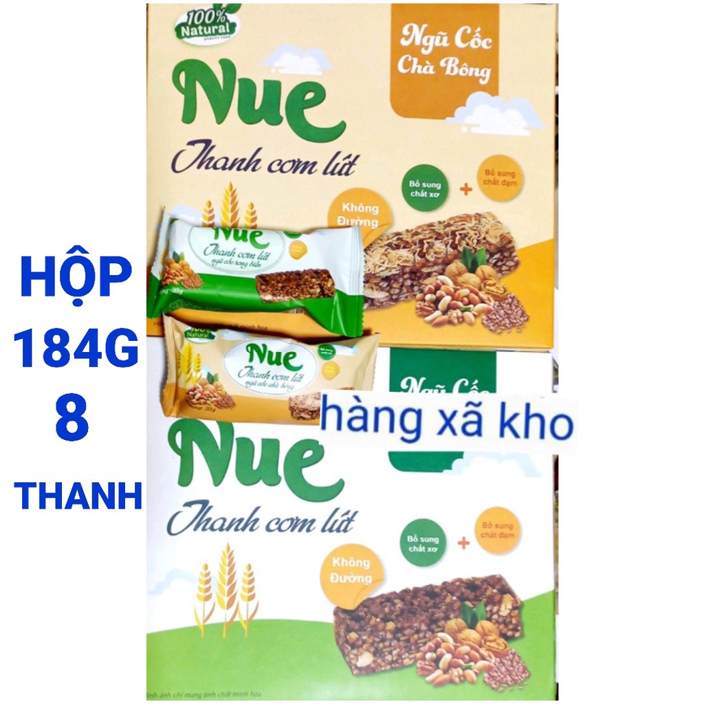 8 thanh gạo lứt ngũ cốc chà bông gạo lứt ngũ cốc rong biển,
